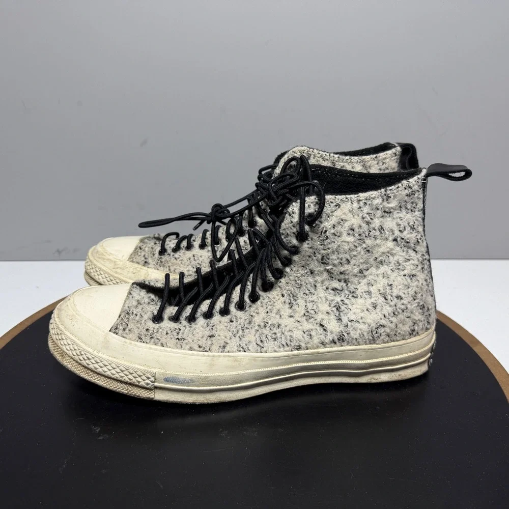 Converse Boucle Wool Chuck Taylor Hi 70' Men‎ 6 Women 8 Boucle Wool Grey White